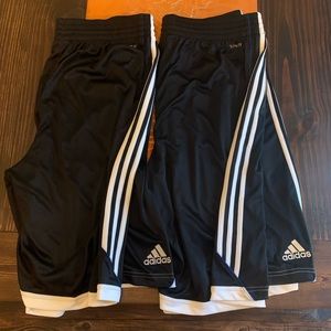 (2) Adidas Men Athletic Shorts size XL